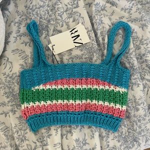 ZARA CROCHET TOP